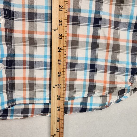 R.M. Williams Button-Down Shirt Men’s SZ XL Multicolor Plaid Short Sleeve Cotton - Picture 12 of 16